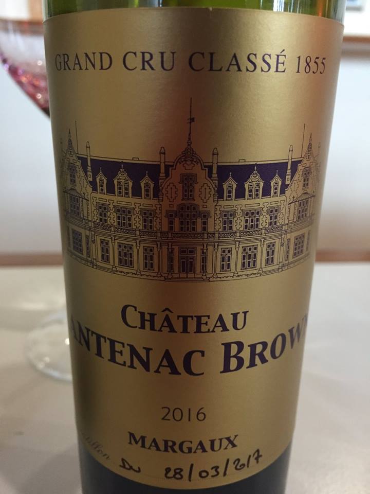 Château Cantenac-Brown 2016  – Margaux, 3ème Cru Classé